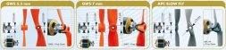 UNIVERSAL PROP SAVER SET FOR RADIAL MOUNTING (only for motors V1)